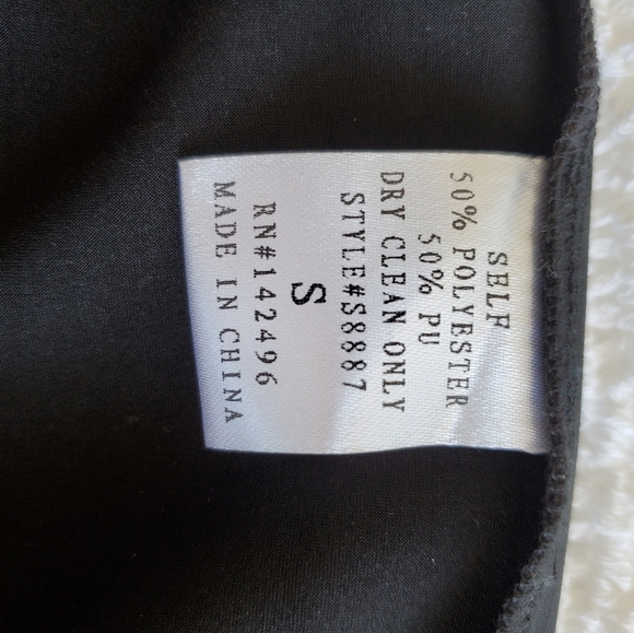 NWOT Re:Named Vegan Leather Midi Skirt Revolve NBD - Picture 6 of 6